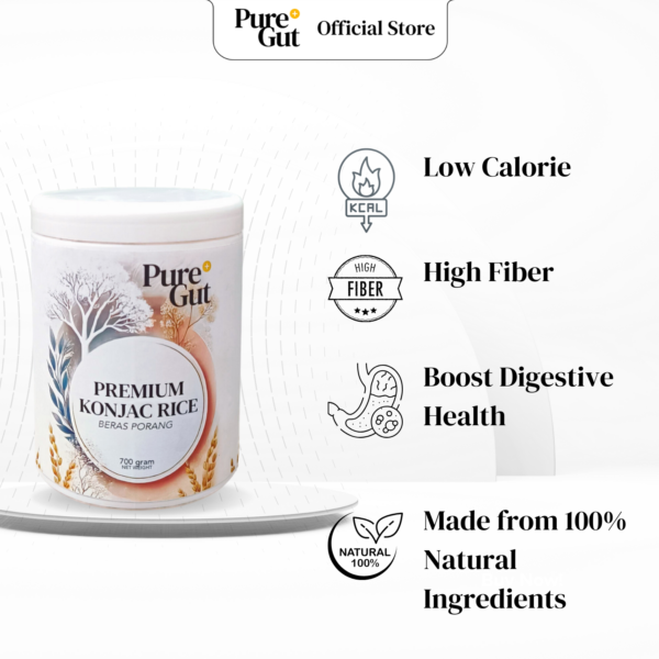Beras Porang PureGut + Premium Konjac Rice 700gram - Image 6
