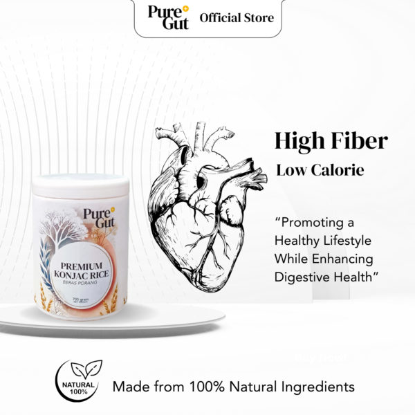Beras Porang PureGut + Premium Konjac Rice 700gram - Image 5